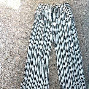Striped summer pants
